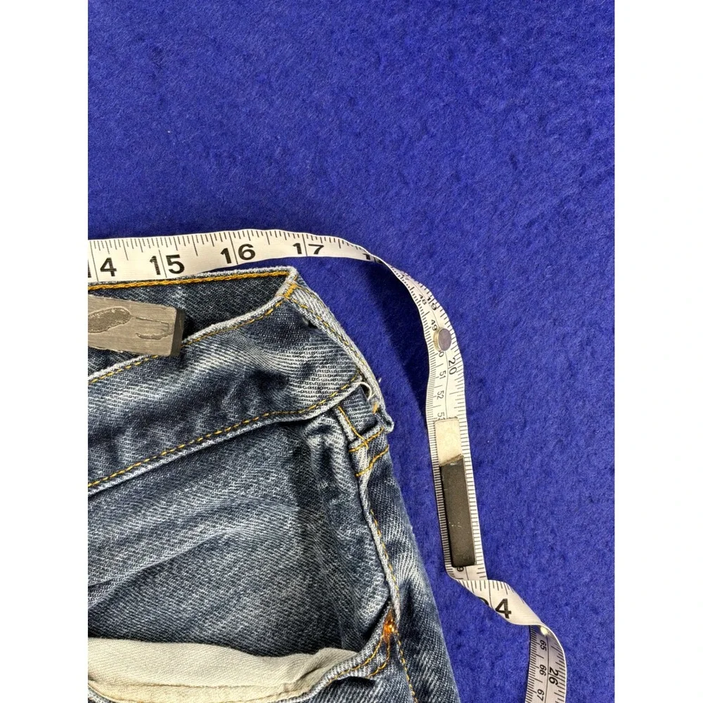 Vintage Mens Levis 505 Regular Fit Jeans 33x30 Medium Wash Blue Straight Leg